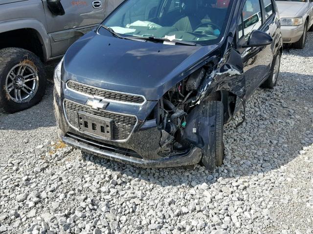 KL8CA6S98DC574643 - 2013 CHEVROLET SPARK LS BLACK photo 9