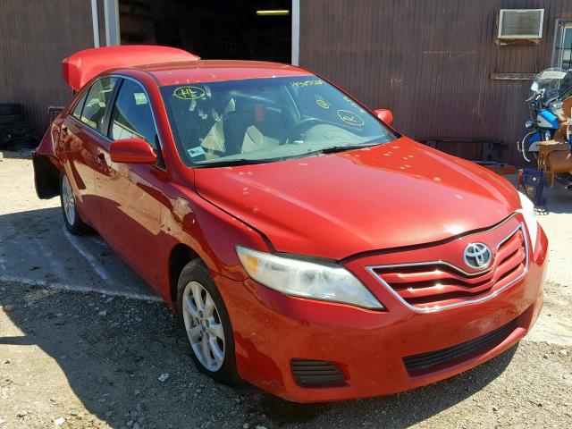 4T4BF3EK7BR200924 - 2011 TOYOTA CAMRY BASE RED photo 1