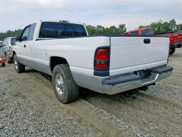 1B7KC236X1J519886 - 2001 DODGE RAM 2500 WHITE photo 3