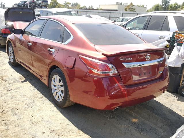 1N4AL3APXDN554766 - 2013 NISSAN ALTIMA 2.5 BURGUNDY photo 3