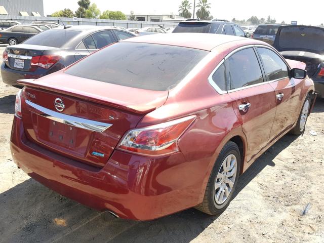 1N4AL3APXDN554766 - 2013 NISSAN ALTIMA 2.5 BURGUNDY photo 4