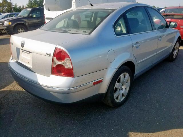 WVWRH63B02P183622 - 2002 VOLKSWAGEN PASSAT GLX 银色 照片 4