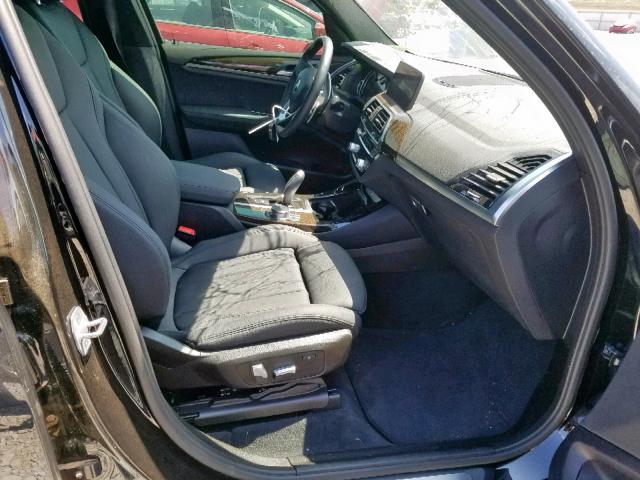 5UXTR7C55KLF27201 - 2019 BMW X3 SDRIVE3 Negro foto 5