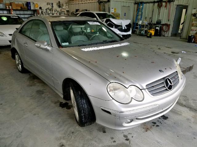 WDBTJ65J54F066186 - 2004 MERCEDES-BENZ CLK 320C SILVER photo 1