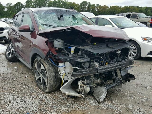 KM8J33A25HU517422 - 2017 HYUNDAI TUCSON LIM MAROON photo 1