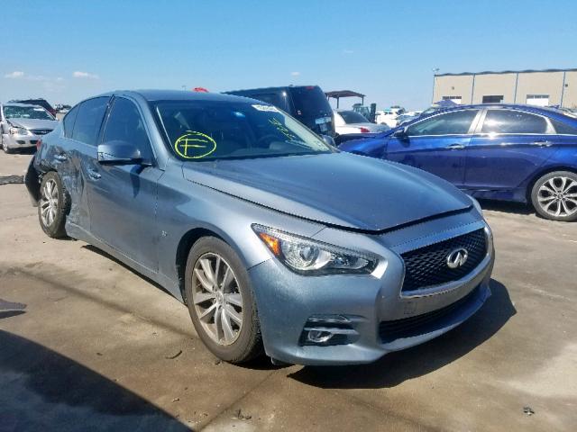 JN1BV7AP8FM352682 - 2015 INFINITI Q50 BASE BLUE photo 1