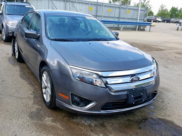 3FAHP0JA8CR362805 - 2012 FORD FUSION SEL GRAY photo 1