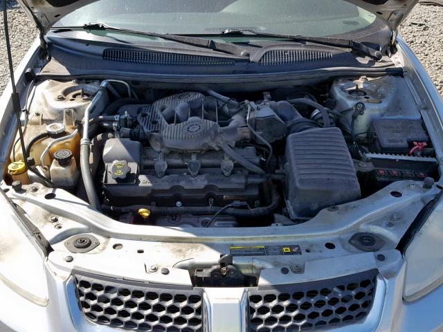 1B3EL46R46N185872 - 2006 DODGE STRATUS SX SILVER photo 7