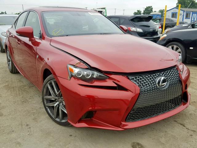 JTHBF1D22F5080761 - 2015 LEXUS IS 250 RED photo 1