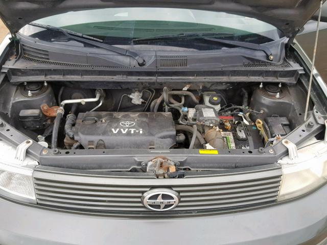 JTLKT324950190796 - 2005 TOYOTA SCION XB GREEN photo 7