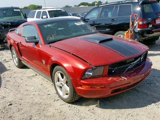 1ZVHT80N395139685 - 2009 FORD MUSTANG RED photo 1