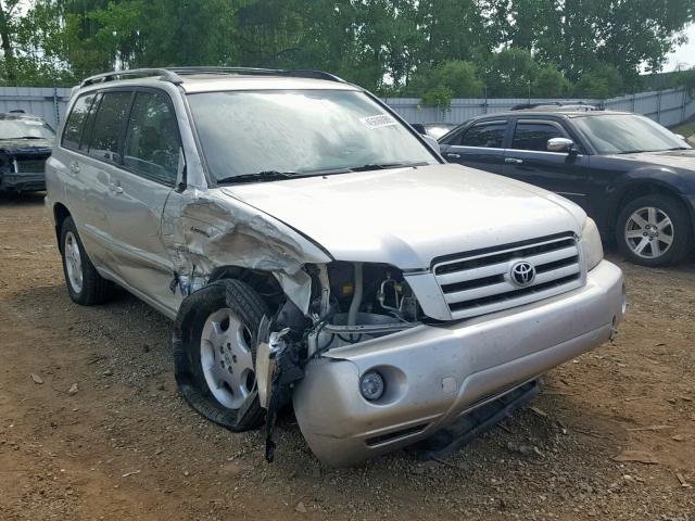 JTEEP21A750093624 - 2005 TOYOTA HIGHLANDER SILVER photo 1