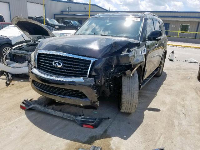 JN8AZ2NE8B9005282 - 2011 INFINITI QX56 BLACK photo 2