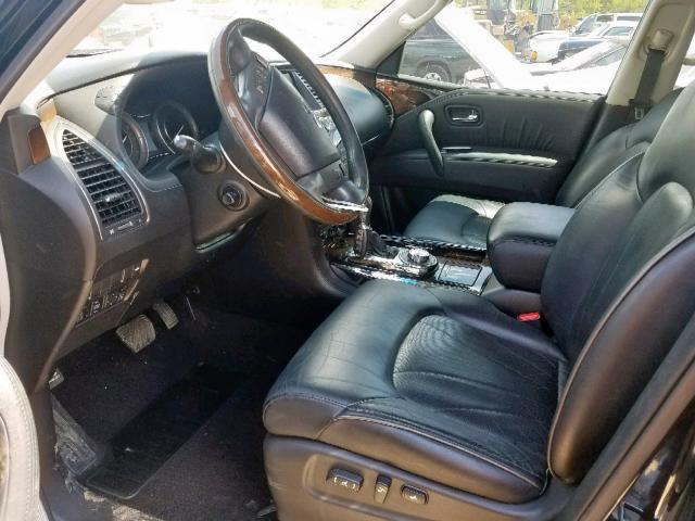 JN8AZ2NE8B9005282 - 2011 INFINITI QX56 BLACK photo 5