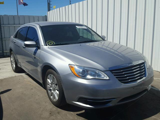 1C3CCBAB8EN230268 - 2014 CHRYSLER 200 LX GRAY photo 1