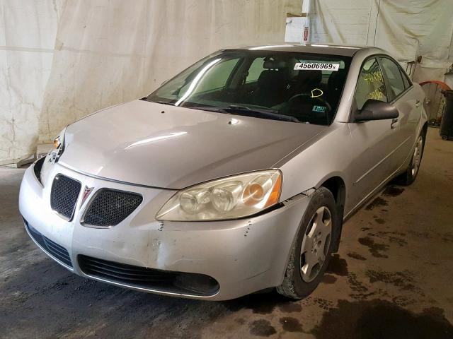 1G2ZF58B574232111 - 2007 PONTIAC G6 VALUE L SILVER photo 2