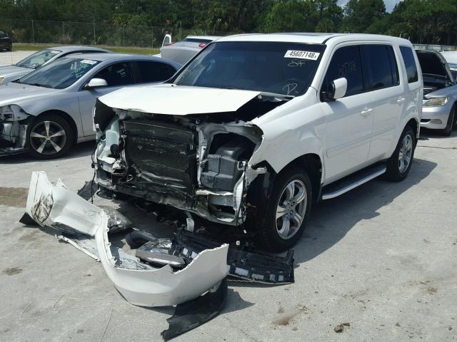 5FNYF3H73CB014307 - 2012 HONDA PILOT EXLN SILVER photo 2