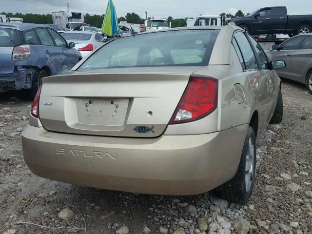 1G8AL55F47Z159772 - 2007 SATURN ION LEVEL GOLD photo 4