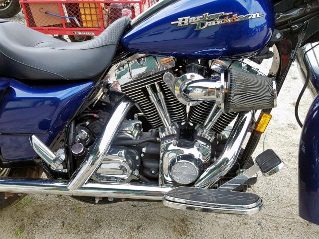 1HD1KBW186Y671578 - 2006 HARLEY-DAVIDSON FLHXI BLUE photo 7