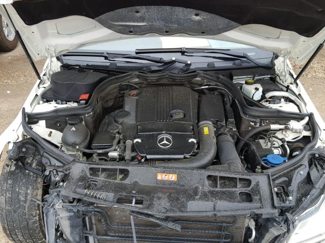 WDDGF4HB2CA642086 - 2012 MERCEDES-BENZ C 250 WHITE photo 7