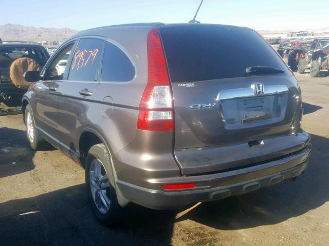 5J6RE3H77BL005154 - 2011 HONDA CR-V EXL GRAY photo 3