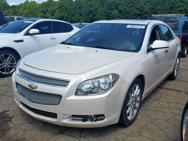 1G1ZE5E77BF320372 - 2011 CHEVROLET MALIBU LTZ თეთრი ფოტო 2