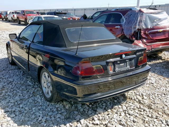 WBABR3342YEG01195 - 2000 BMW 323 CI BLACK photo 3