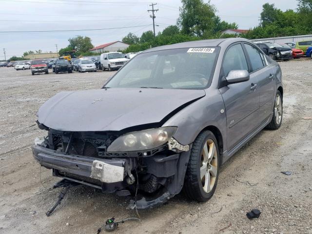 JM1BK323061404284 - 2006 MAZDA 3 S GRAY photo 2