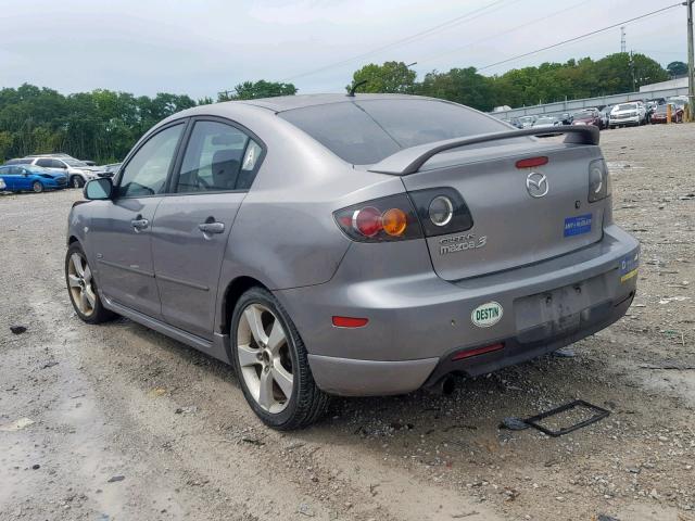 JM1BK323061404284 - 2006 MAZDA 3 S GRAY photo 3