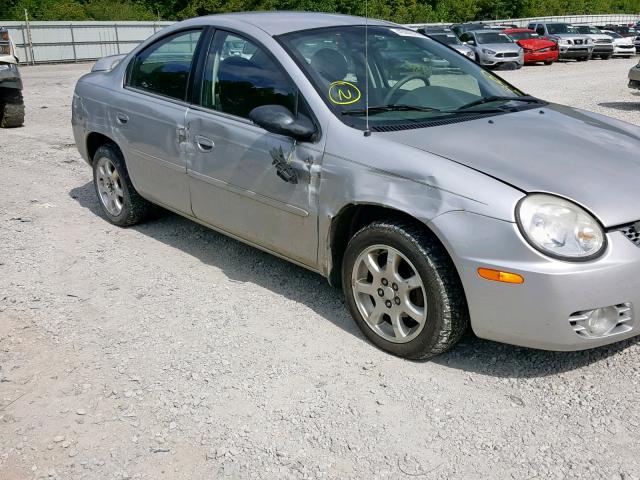 1B3ES56C95D256993 - 2005 DODGE NEON SXT SILVER photo 9