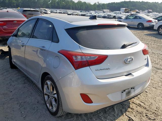 KMHD35LE5DU027542 - 2013 HYUNDAI ELANTRA GT SILVER photo 3