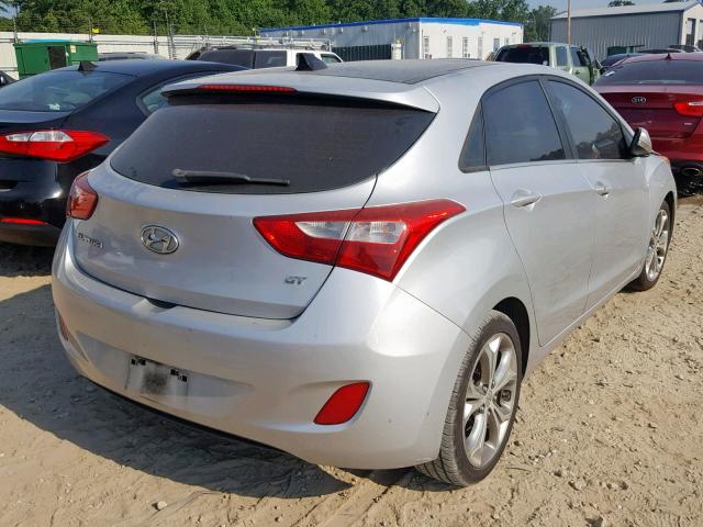 KMHD35LE5DU027542 - 2013 HYUNDAI ELANTRA GT SILVER photo 4