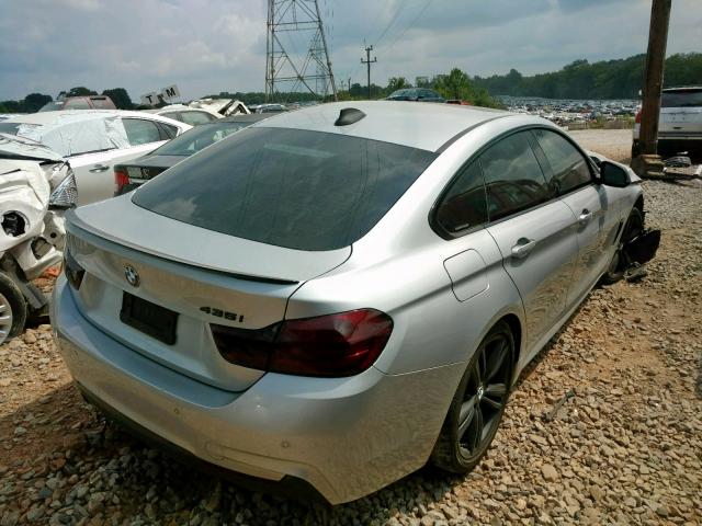 WBA4B1C54FD418259 - 2015 BMW 435 I SILVER photo 4