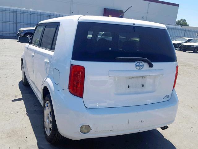 JTLKE50E991082986 - 2009 TOYOTA SCION XB 白色 照片 3