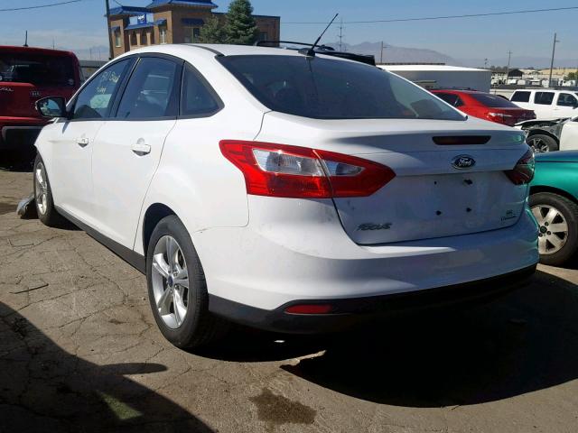 1FADP3F2XEL312703 - 2014 FORD FOCUS SE WHITE photo 3