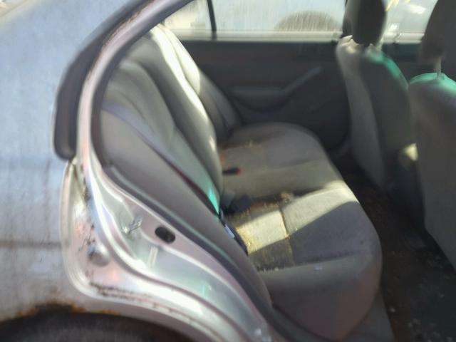 2HGES16365H567020 - 2005 HONDA CIVIC DX V SILVER photo 6