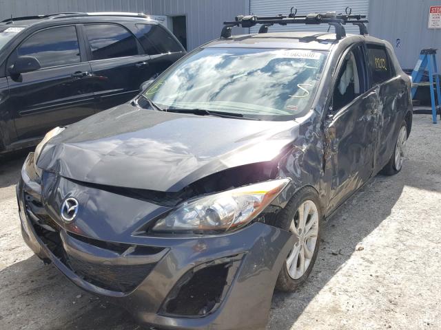 JM1BL1H50A1204833 - 2010 MAZDA 3 S GRAY photo 2