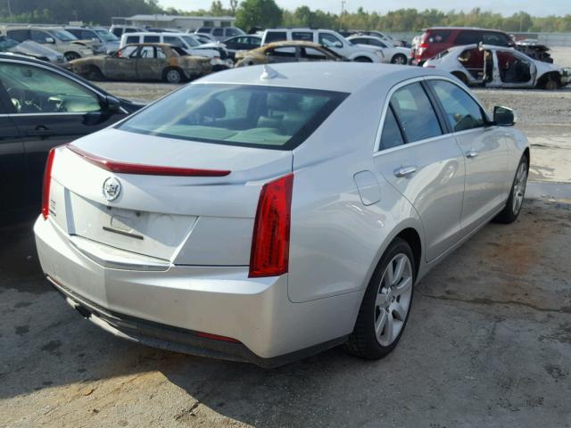 1G6AA5RA8D0143846 - 2013 CADILLAC ATS SILVER photo 4