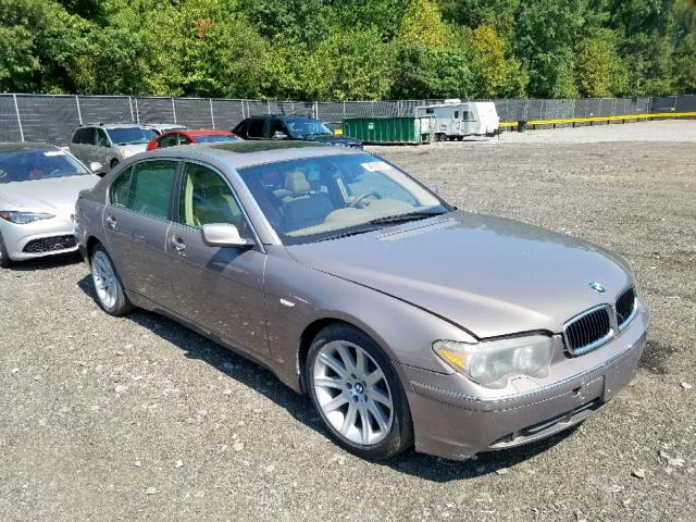 WBAGN63483DR14847 - 2003 BMW 745 LI BEIGE photo 1