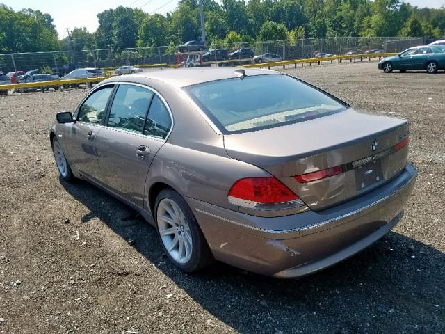 WBAGN63483DR14847 - 2003 BMW 745 LI BEIGE photo 3