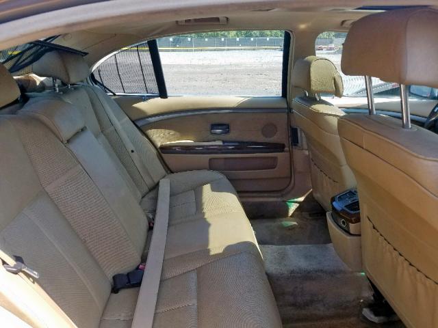 WBAGN63483DR14847 - 2003 BMW 745 LI BEIGE photo 6