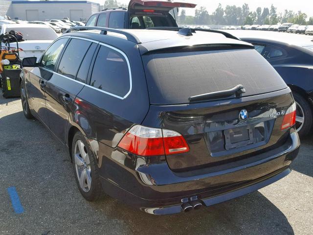 WBANN73597CN04091 - 2007 BMW 530 XIT BLACK photo 3