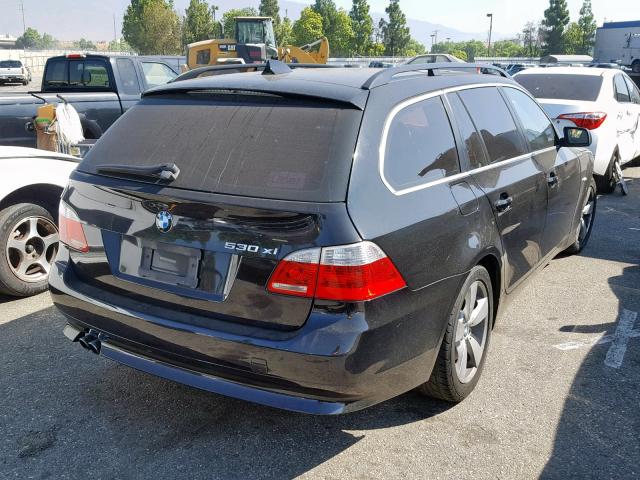 WBANN73597CN04091 - 2007 BMW 530 XIT BLACK photo 4