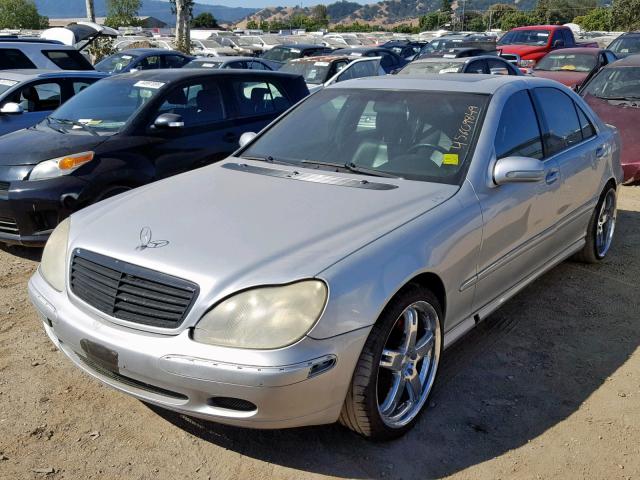 WDBNG70J51A222675 - 2001 MERCEDES-BENZ S 430 SILVER photo 2