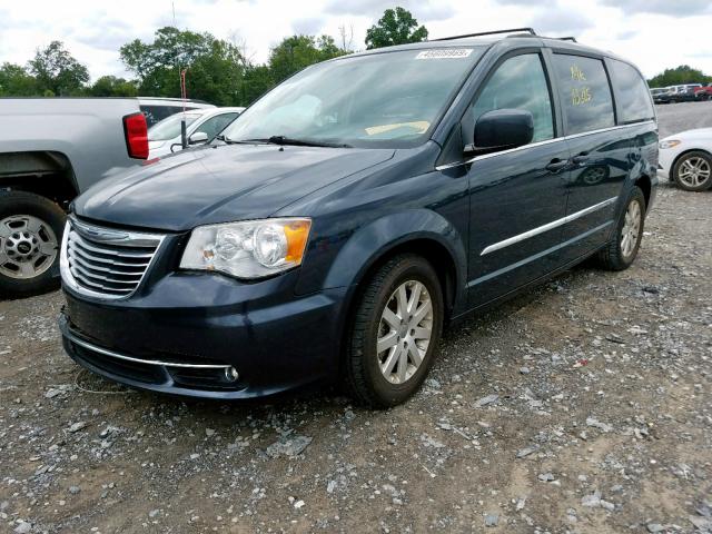 2C4RC1BG3ER444243 - 2014 CHRYSLER TOWN & COU BLACK photo 2