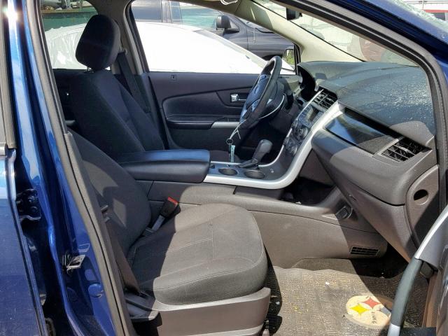 2FMDK3GC9CBA71810 - 2012 FORD EDGE SE BLUE photo 5