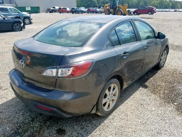 JM1BL1VF4B1412941 - 2011 MAZDA 3 I GRAY photo 4