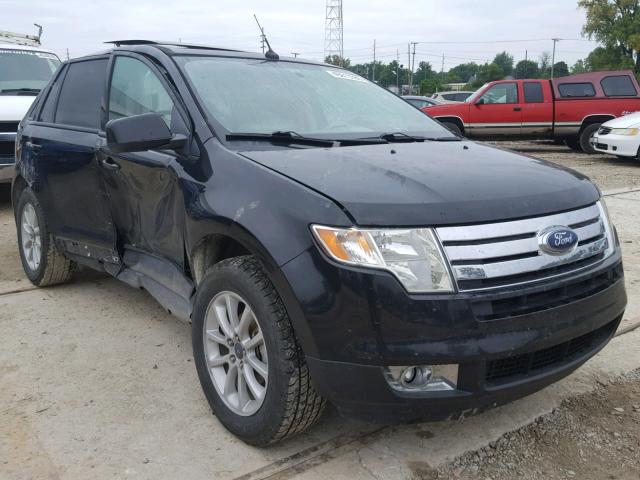 2FMDK38C47BA57768 - 2007 FORD EDGE SEL BLACK photo 1