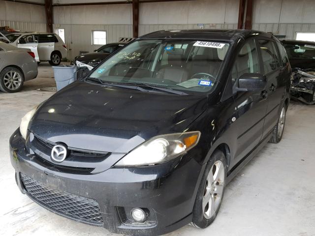 JM1CR293170144288 - 2007 MAZDA 5 BLACK photo 2