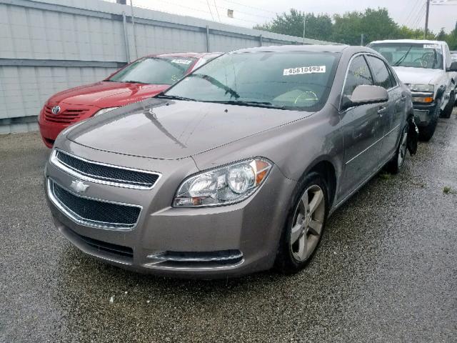 1G1ZC5E1XBF354453 - 2011 CHEVROLET MALIBU 1LT CHARCOAL photo 2